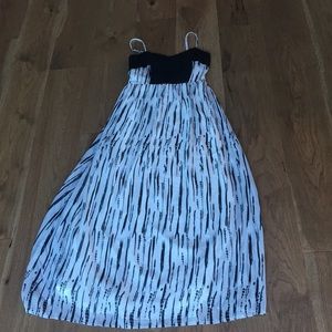 NWT Bar III black and white maxi dress